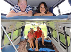 hire campervan example Paradise Family 5