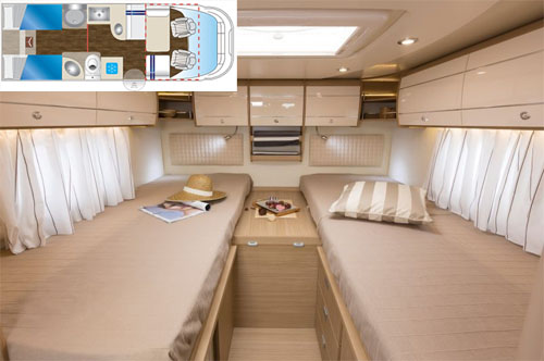 motorhome for rent example Lux Group - 4 berth