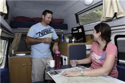 campervan hire new zealand example Hitop Camper