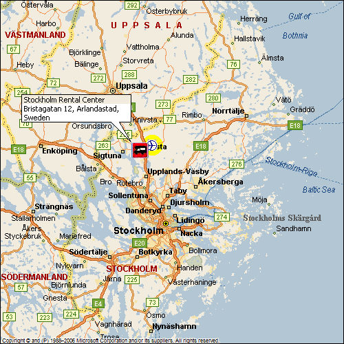 RV Rental Center  - Touring Cars NOR  - Stockholm - Drop Off location only