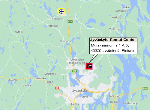 RV Rental Center  - Touring Cars NOR  - Jyvskyl - Drop off location only