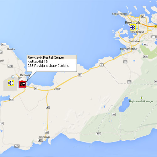 RV Rental Center  - Touring Cars ICE  - Keflavk - Airport