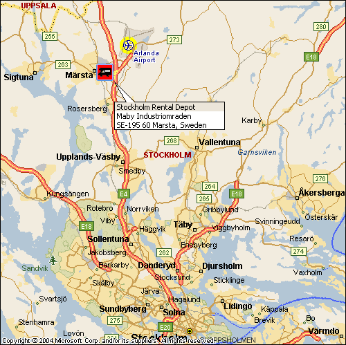 RV Rental Center  - Touring Cars ICE  - Stockholm - Drop Off location only