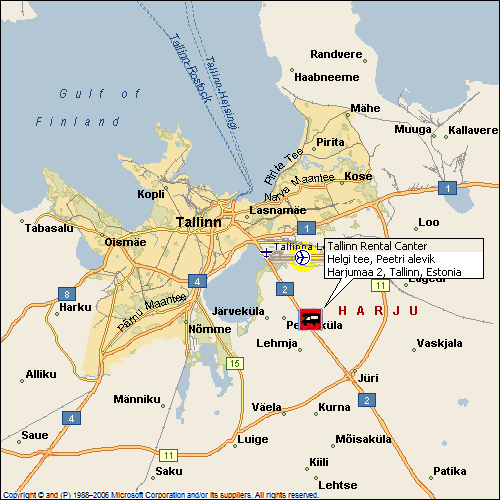 RV Rental Center  - Touring Cars ICE  - Tallinn - Drop Off location only