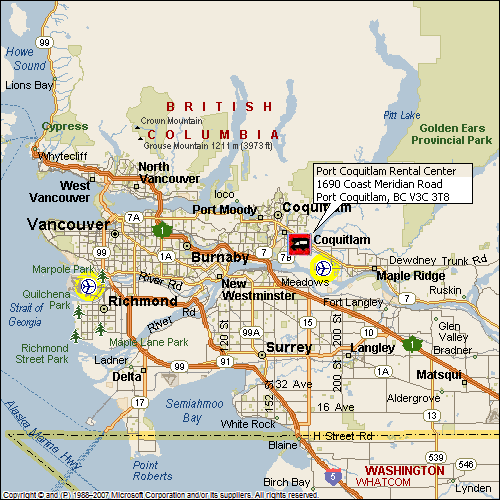 RV Rental Center  - Meridian RV - Vancouver - Airport