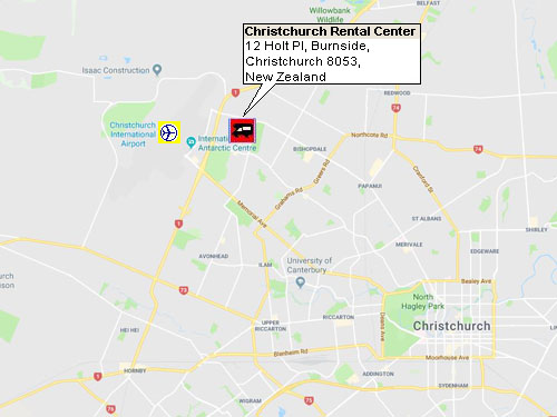 RV Rental Center  - McRent NZ - Christchurch - Airport