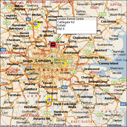 RV Rental Center  - McRent GB - England motorhome rental