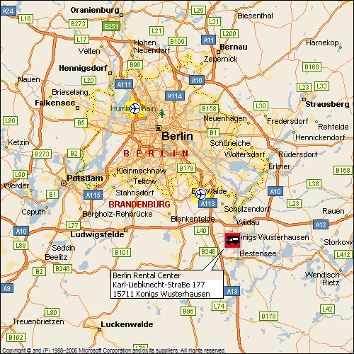 RV Rental Center  - Rent Easy GR - Berlin - Tegel Airport