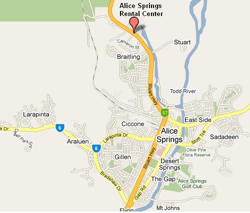 RV Rental Center  - Britz AU - Alice Springs