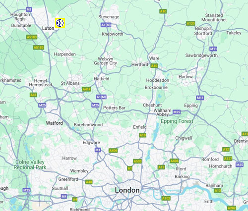 RV Rental Center  - Anywhere Campers  - London - Luton Airport