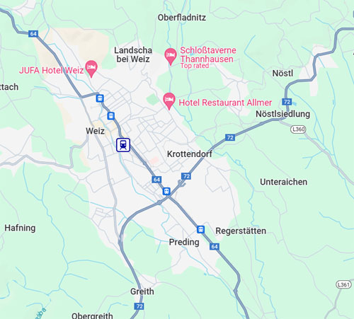 RV Rental Center  - Anywhere Campers  - Weiz - Train Station