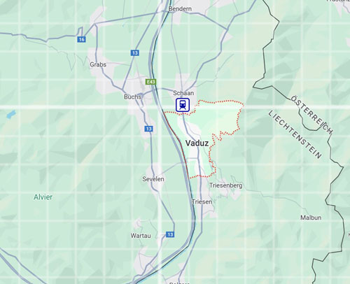 RV Rental Center  - Anywhere Campers  - Vaduz - Train station