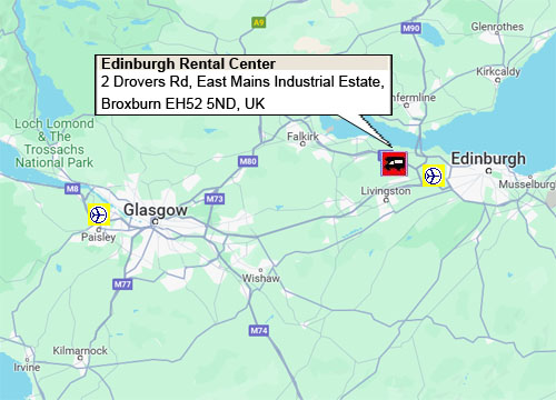 RV Rental Center  - Apollo IRE Just Go  - Edinburgh - Drop Off location only