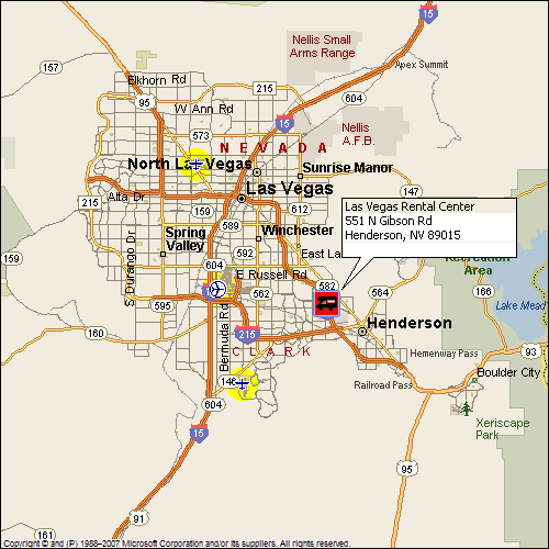 RV Rental Center  - Cruise America - Las Vegas LAS area