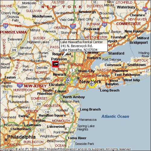 RV Rental Center  - Cruise America - Lake Hiawatha - New Jersey EWR area