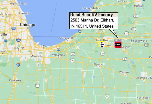 RV Rental Center  - Road Bear RV - Elkhart