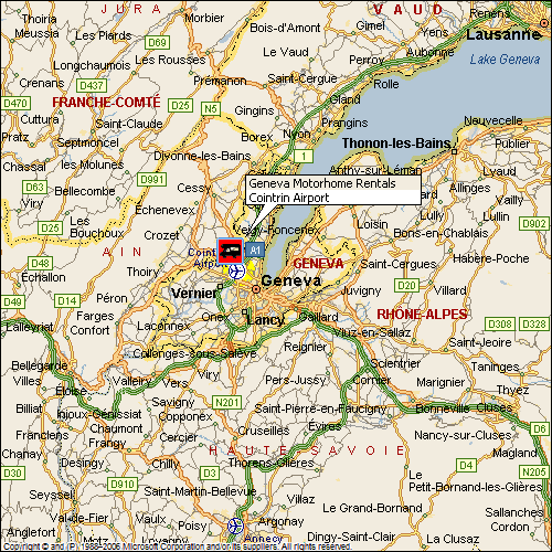 RV Rental Center  - BluRent IT - Geneva - Airport
