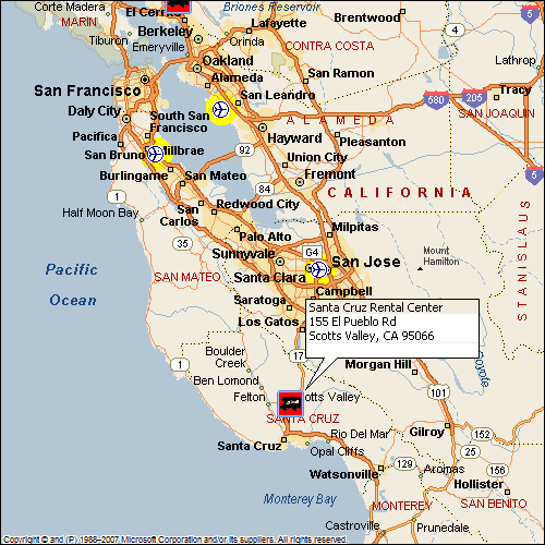 RV Rental Center  - El Monte WMNR - Santa Cruz