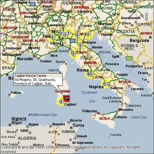 RV Rental Center  - Motorhomes Italy - Quartucciu