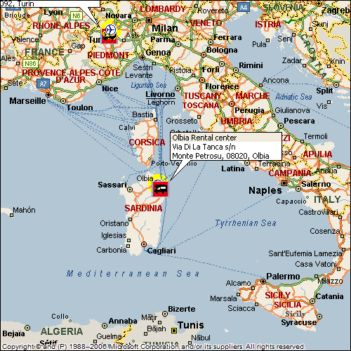 RV Rental Center  - Motorhomes Italy - Sardinia Olbia