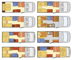 rent campervan example Comfort Standard