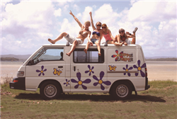 camper hire new zealand example Hippie Drift