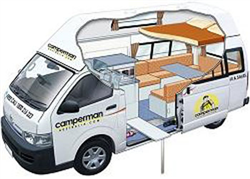 rent campervan australia example Paradise Family 5