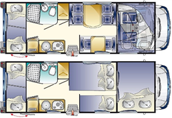 how much to rent a rv example Cat C - Sky 455