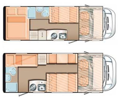 cheap campervan hire new zealand example EX-H