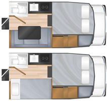 campervan hire usa example T17 Truck Camper