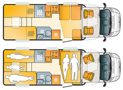 one way rv rentals example Sun Living M 50 SL