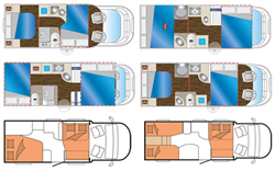 rv rentals Miami example Lux Group - 4 berth