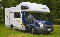 Europe motorhome rental example Category Medium