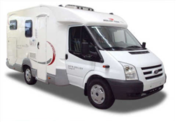 europe campervan hire example Garage KP