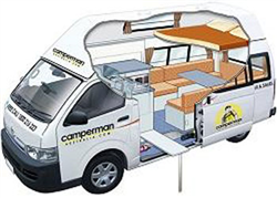 hire campervan example Paradise Family 5