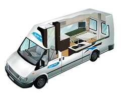 cheap campervan hire example Cheapa 2 Berth