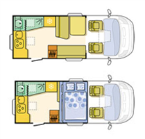 volkswagen campervan hire example Axess M 590