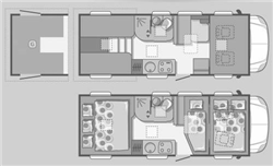 Campervan hire example Izola 697