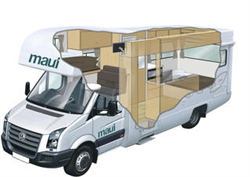 Motorhome hire example Platinum Beach - Flex