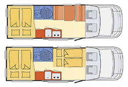 Camping car example Comfort