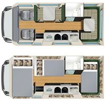 motorhome hire new zealand example Cheapa 6 Berth