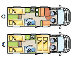 new zealand campervan hire example Melody Class