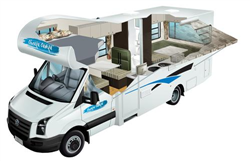 nz campervan hire example Cheapa 6 Berth