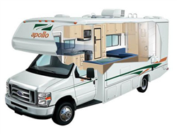 camper for rent example Sunrise Escape