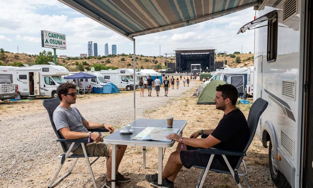RV travel section-1 for Madrid (to participate in festivals)
