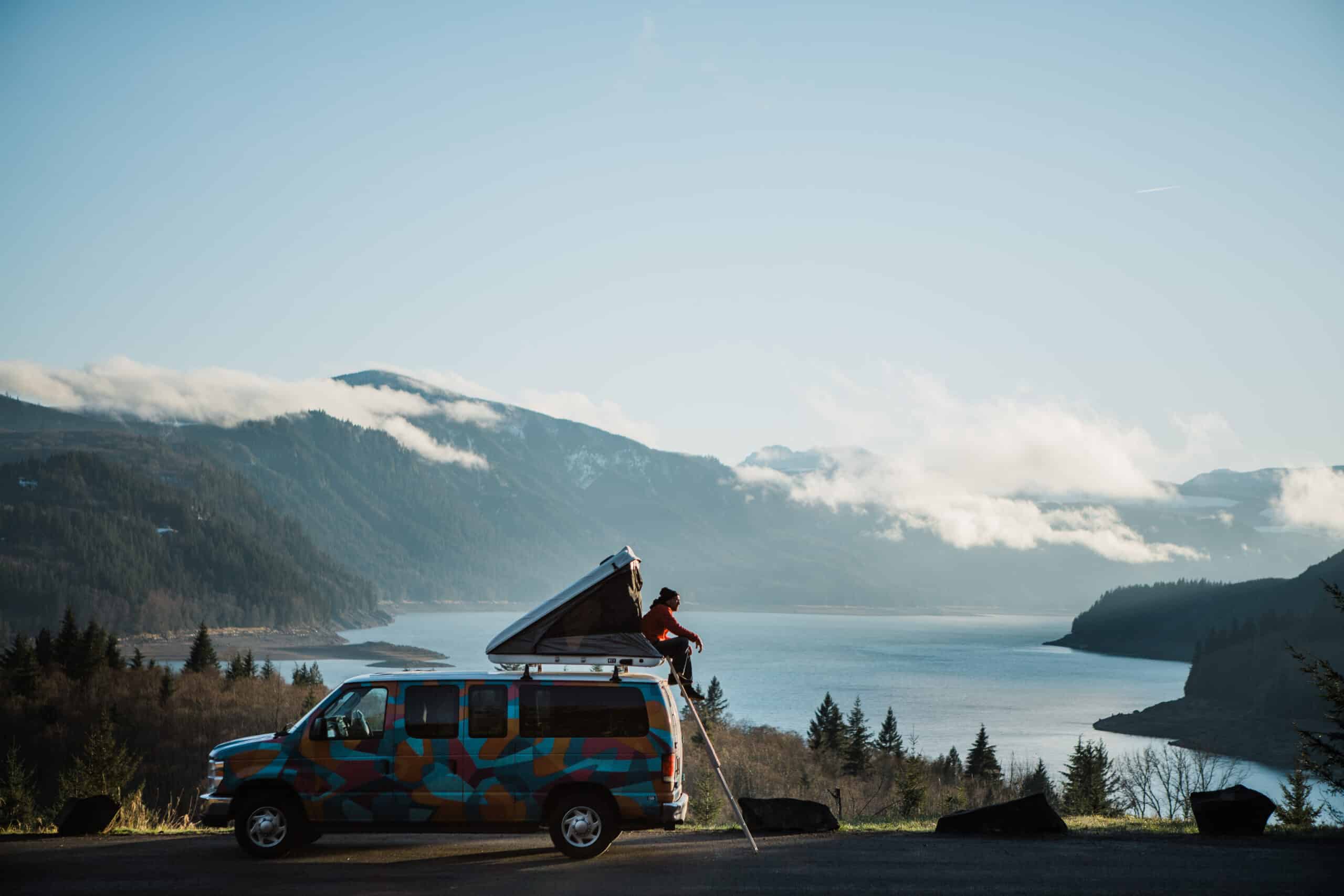 Seattle road trip RV campervan