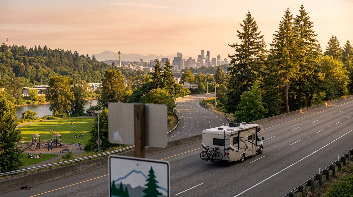 Family RV Driving in Seattle - Safe Routes 2026