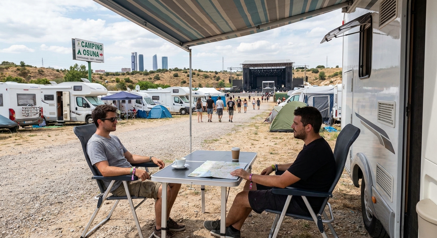 RV travel section-1 for Madrid (to participate in festivals)