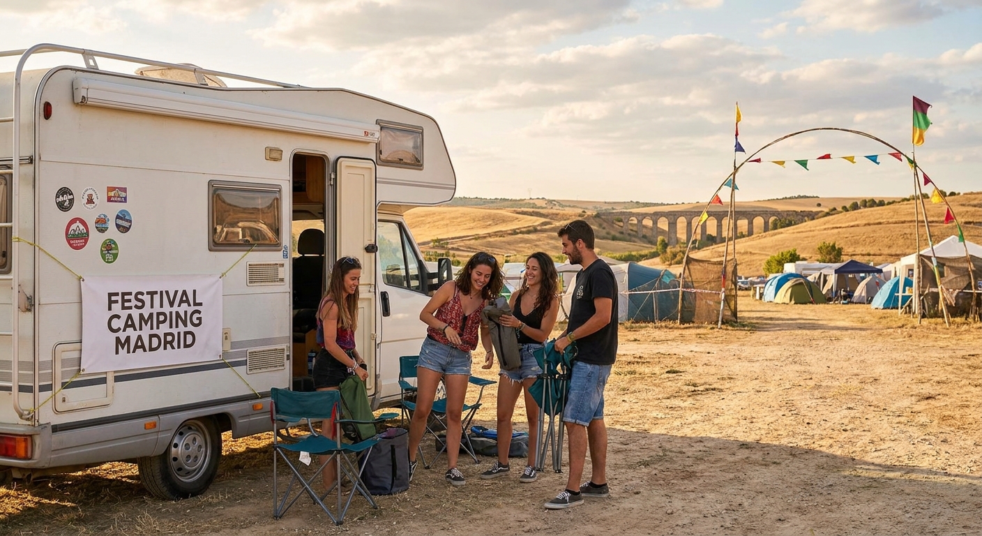 RV travel section-1 for Madrid (to participate in festivals)