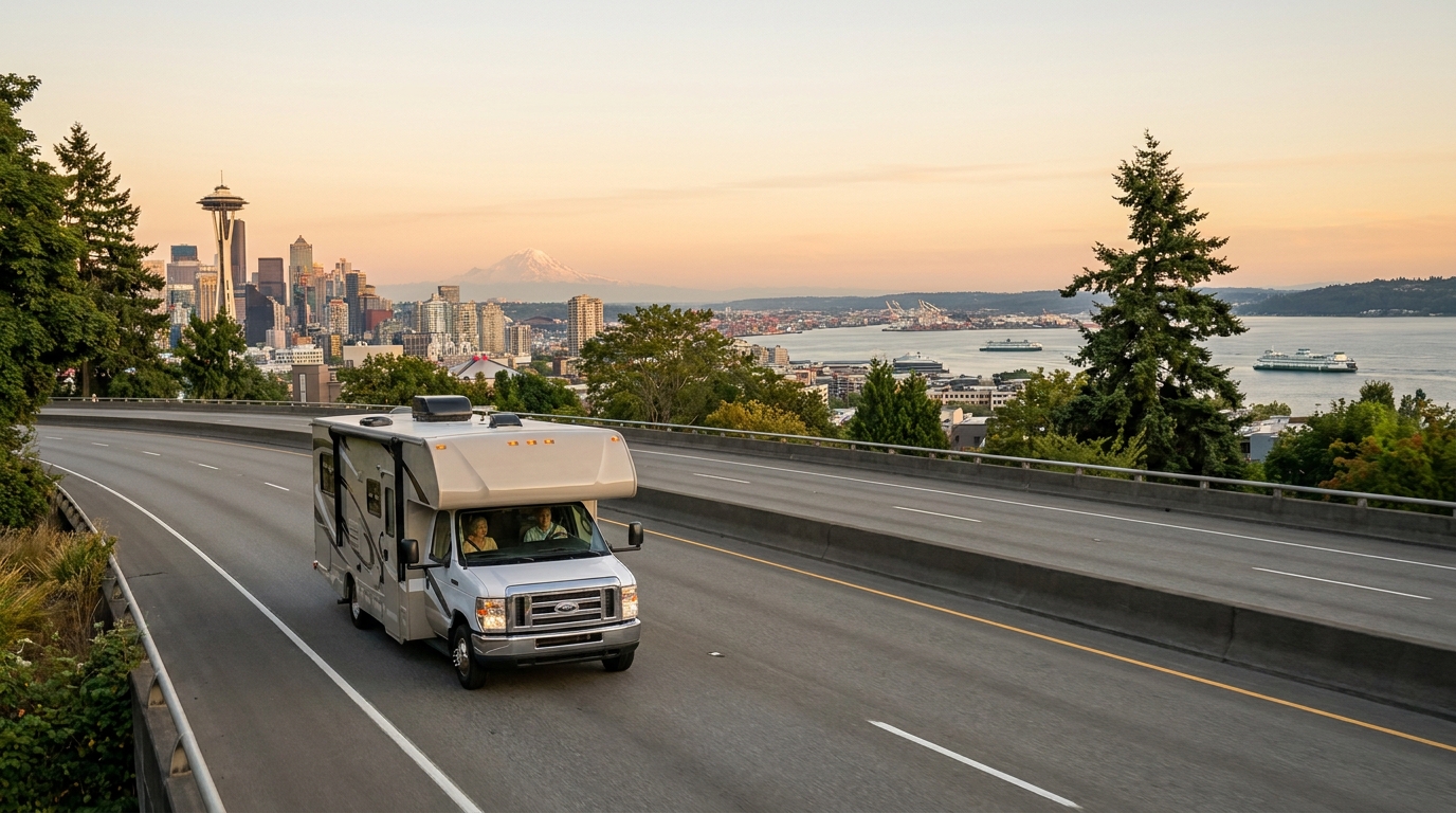 RV Driving in Seattle for Seniors - Comfort Routes 2026